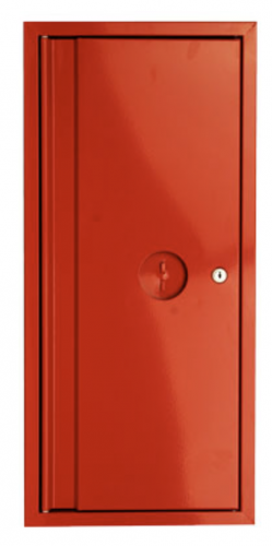 Heimlich Stahlblechschutzschrank für 6kg Feuerlöscher, Unterputz abschließbar